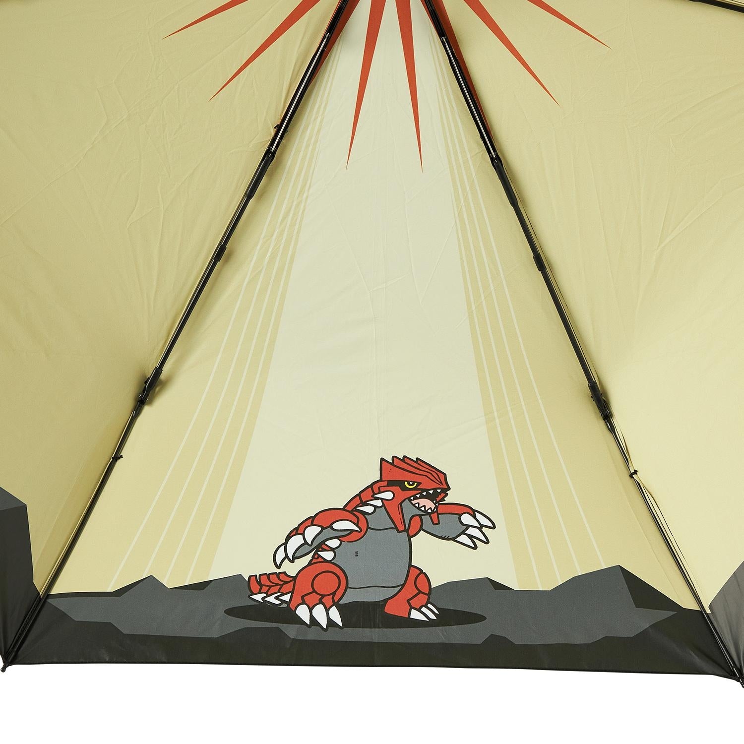 Wpc. Folding umbrella for rain or shine OTENKI TEAM Groudon and Charizard