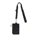 Custom coin & pass case black