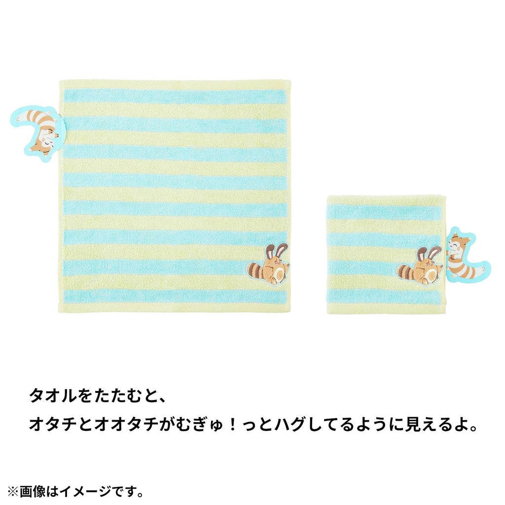 Authentic Pokemon Hand Towel Nakibeso Otachi & Otachi from Japan, perfect for collectors and fans