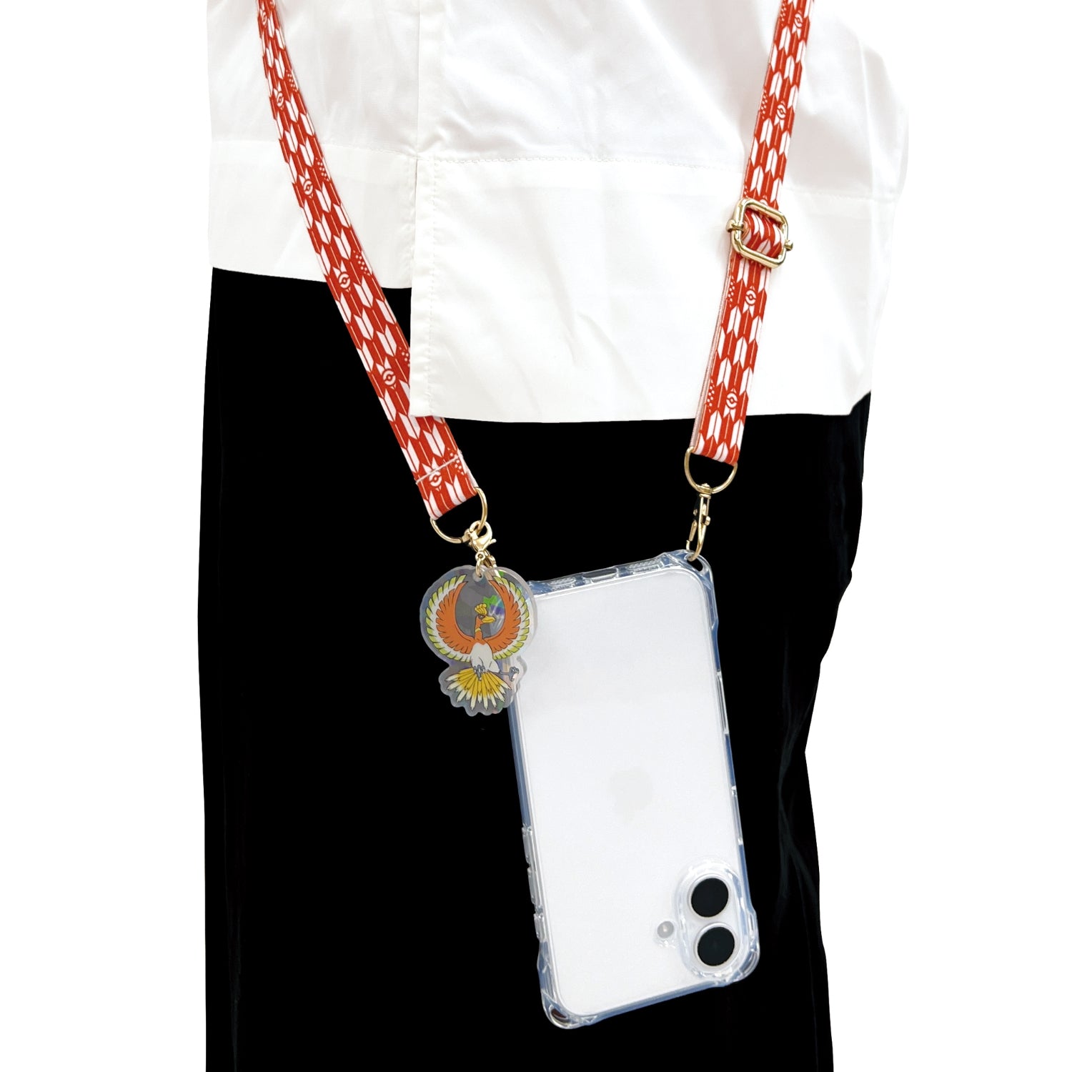 Japanese pattern shoulder strap Ho-oh