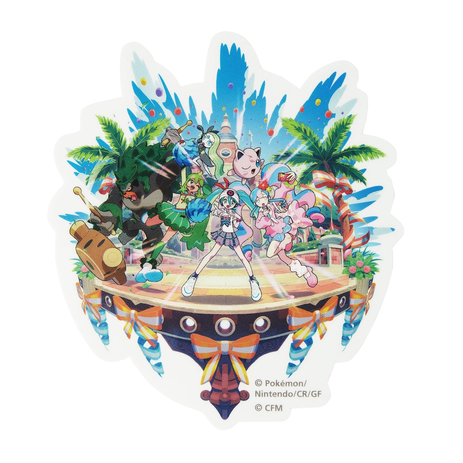 Official Pokemon Center Japan sticker set, collectible item with vibrant designs from Japan