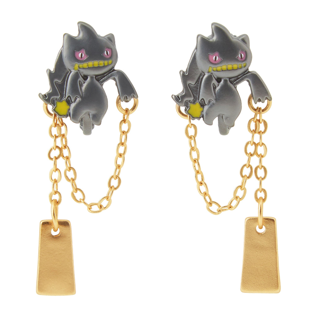 Pokémon Jupetta Earrings with shiny details from Japan