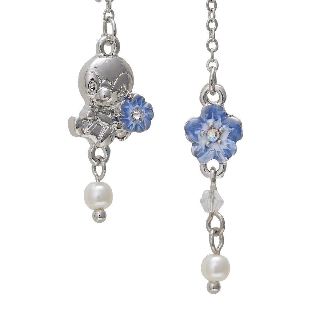 Authentic Pokemon earrings, Baby Blue Eyes character, made in Japan