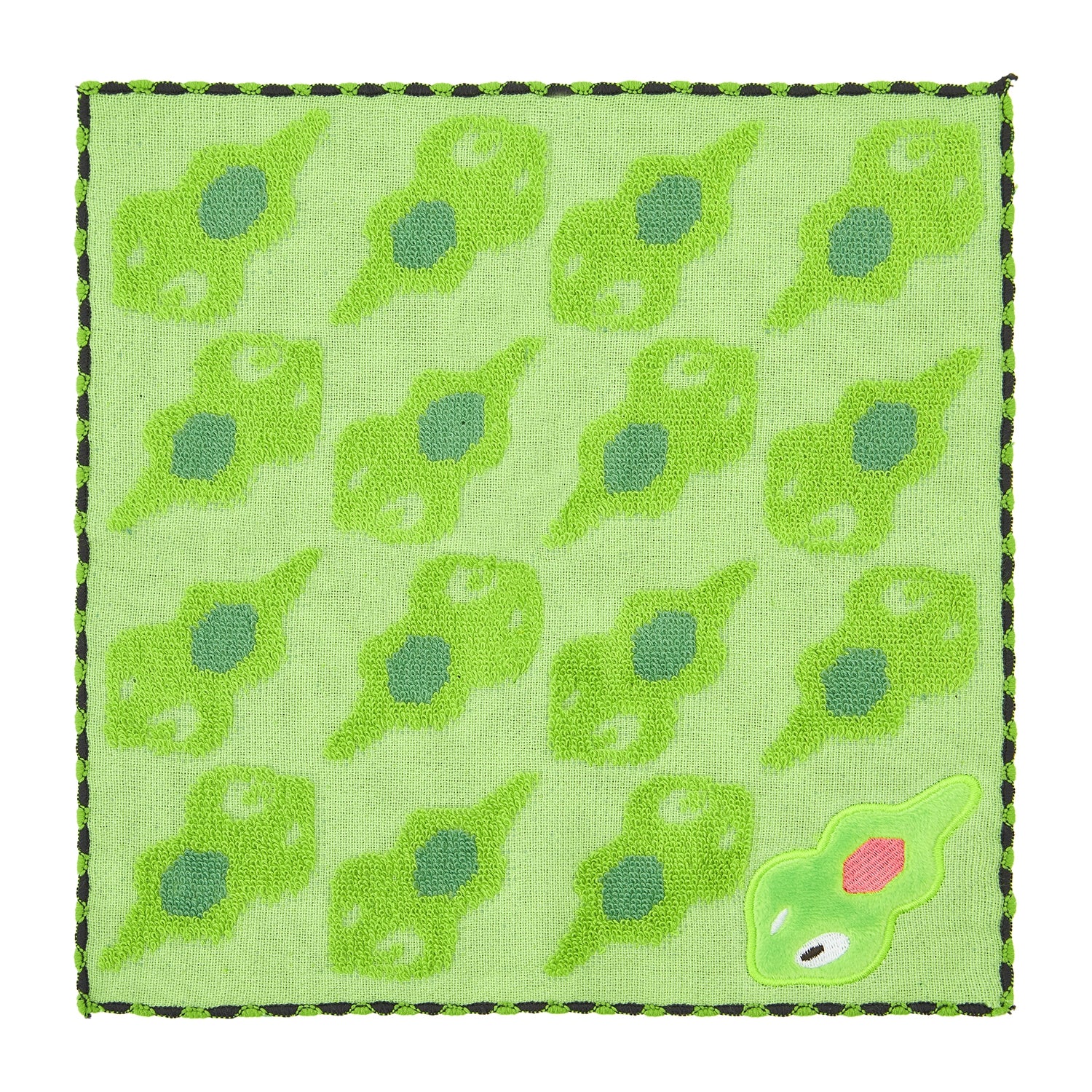 Hand towel Zygarde from Japan, featuring colorful Pokemon design