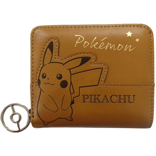 Round billfold embossed Pikachu PM-4054