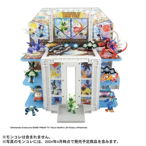 Authentic Japanese Pokemon figure, Moncolle Extreme Terrace Transformation, with intricate details