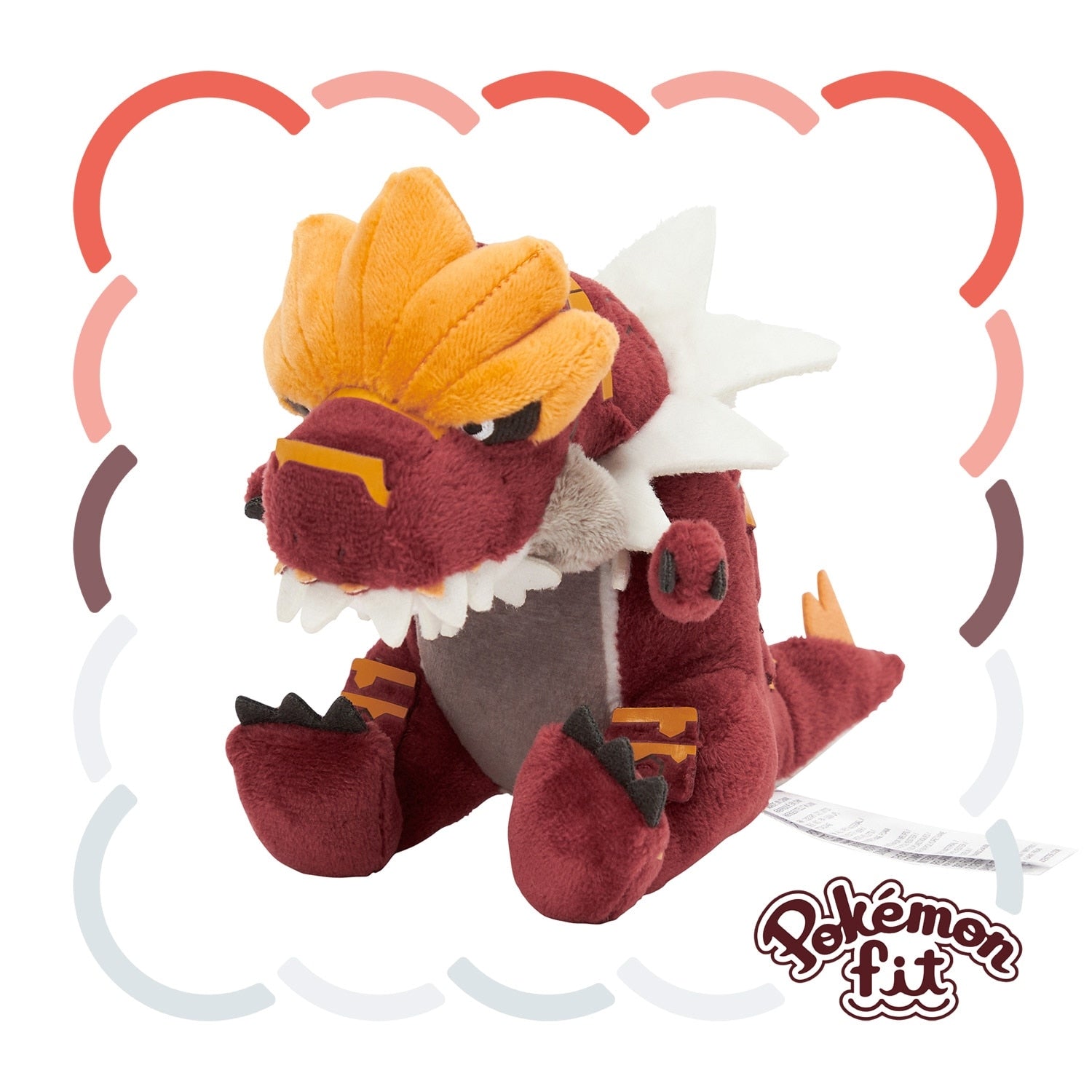 Pokemon 697 Plush Gachigorasu from Japan, cute facial expression