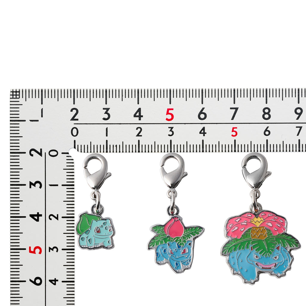 Pokemon Metal Charm 002 and 003 from Japan, showcasing intricate details and authentic packaging