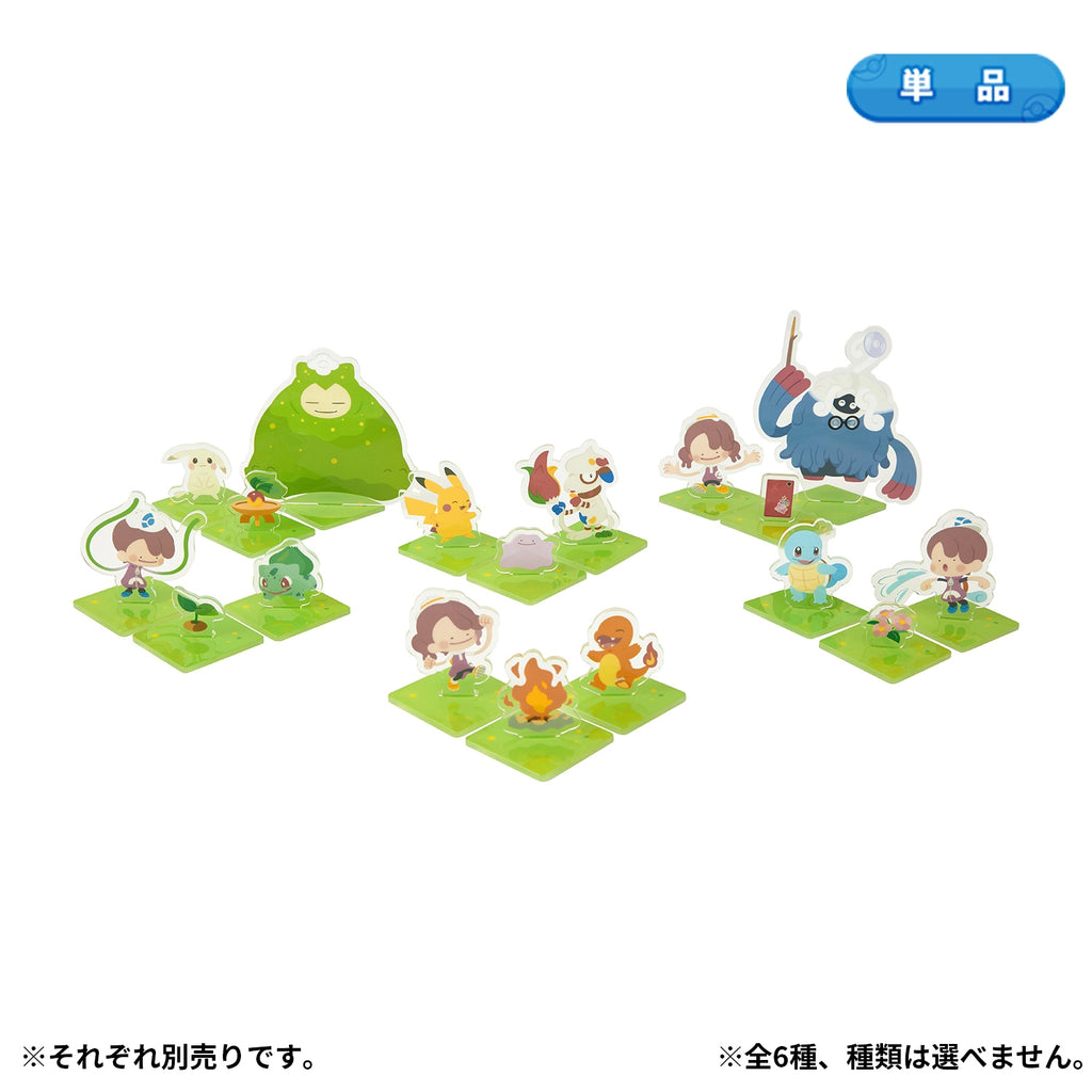Pokoa Pokemon Acrylic Stand from Japan, featuring Professor Oak's detailed design