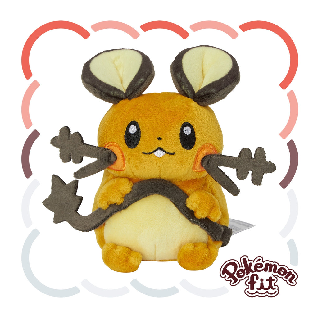 Dedenne Plush from Japan, cute smiling face