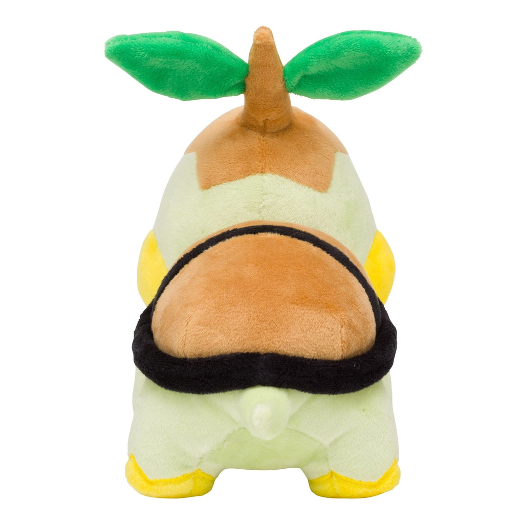 Japan exclusive Naetle plush toy with official Pokemon Center Online tag and packaging
