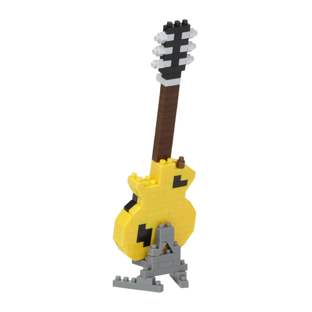 nanoblock electric guitar yellow