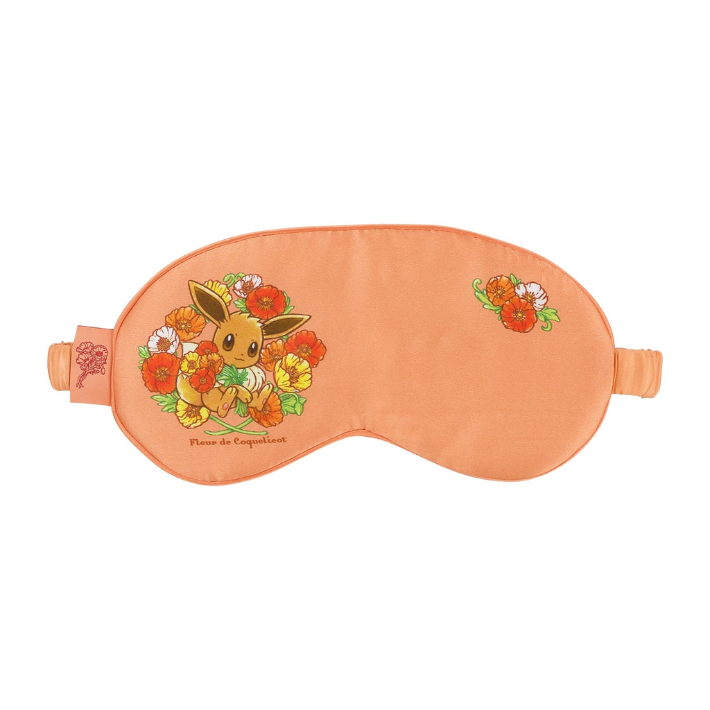 Silk eye mask Fleur de Coquelicot