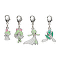 Pokemon National Pokédex metal charms #280, #281, #282, #475 from Japan