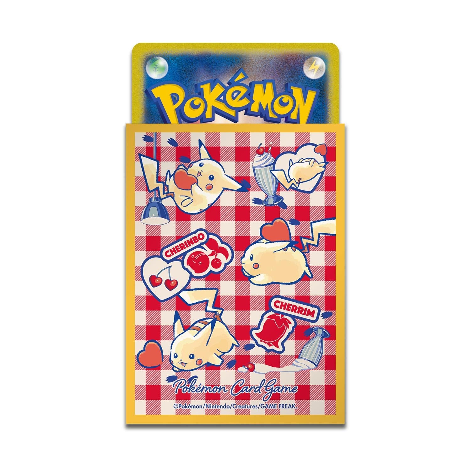 Pokemon Card Game Deck Shield Pikachu and Heart [Orange]