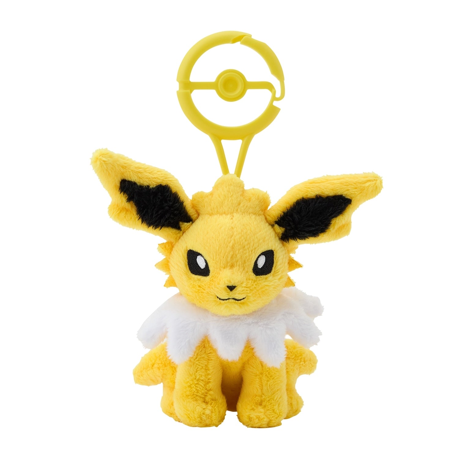 Jolteon Mascot Plush with Carabiner Clip | Official Pokémon Center Japan