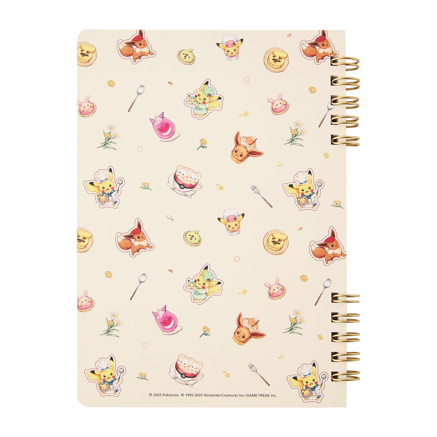 Official Pokemon Center Japan B6 Ring Note with Pikachu sweets theme