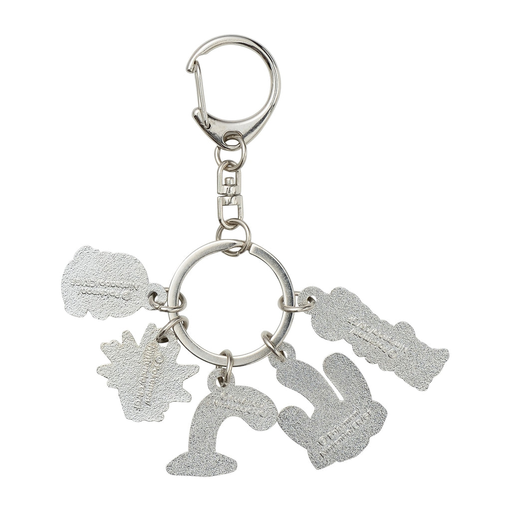 Official Pokémon Center Japan Piplup keychain, front view with shiny metal finish from Japan