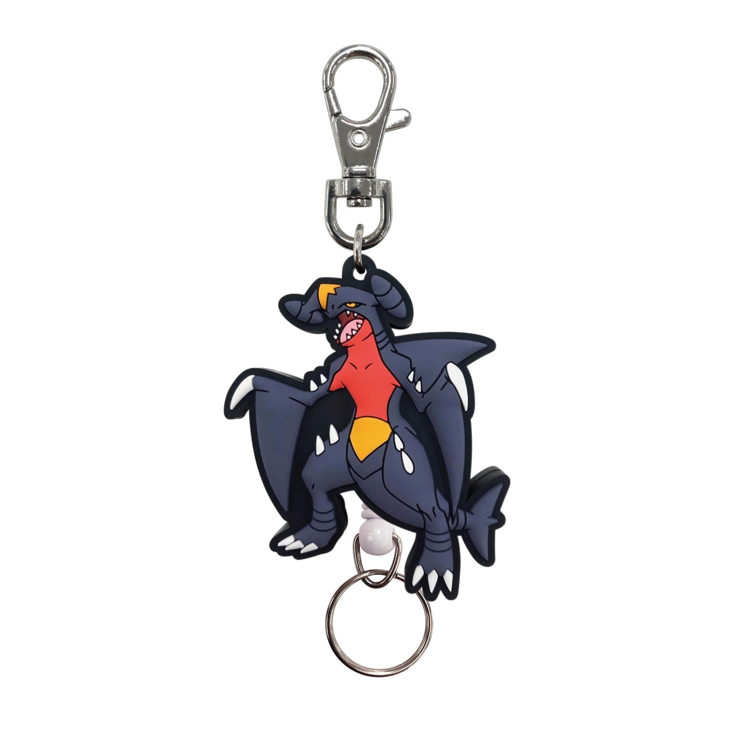 Garchomp keychain figure from Japan, featuring a detailed Dragon/Ground-type Pokemon design