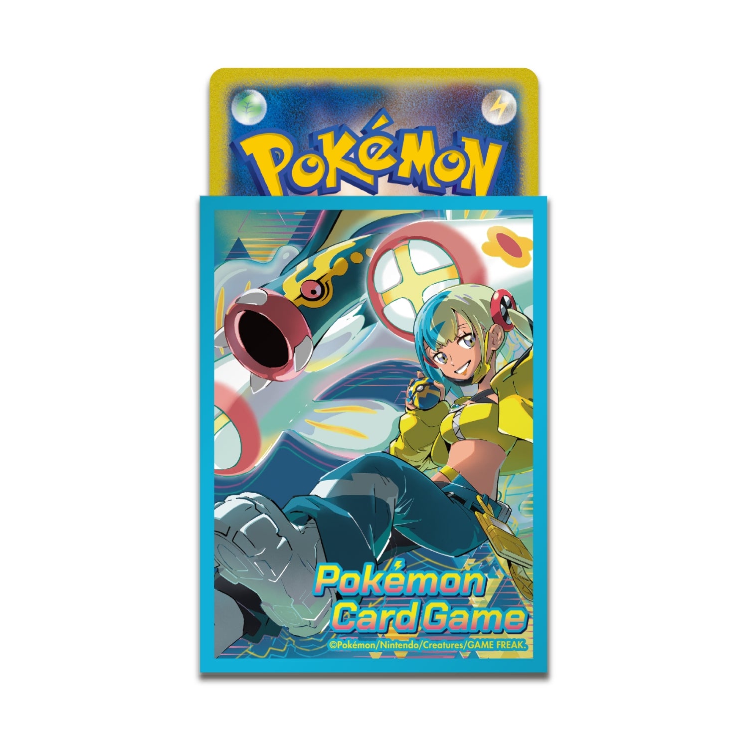 Pokémon TCG Deck Shield Sleeves – Canary & Eelektross #604 | Japan Exclusive