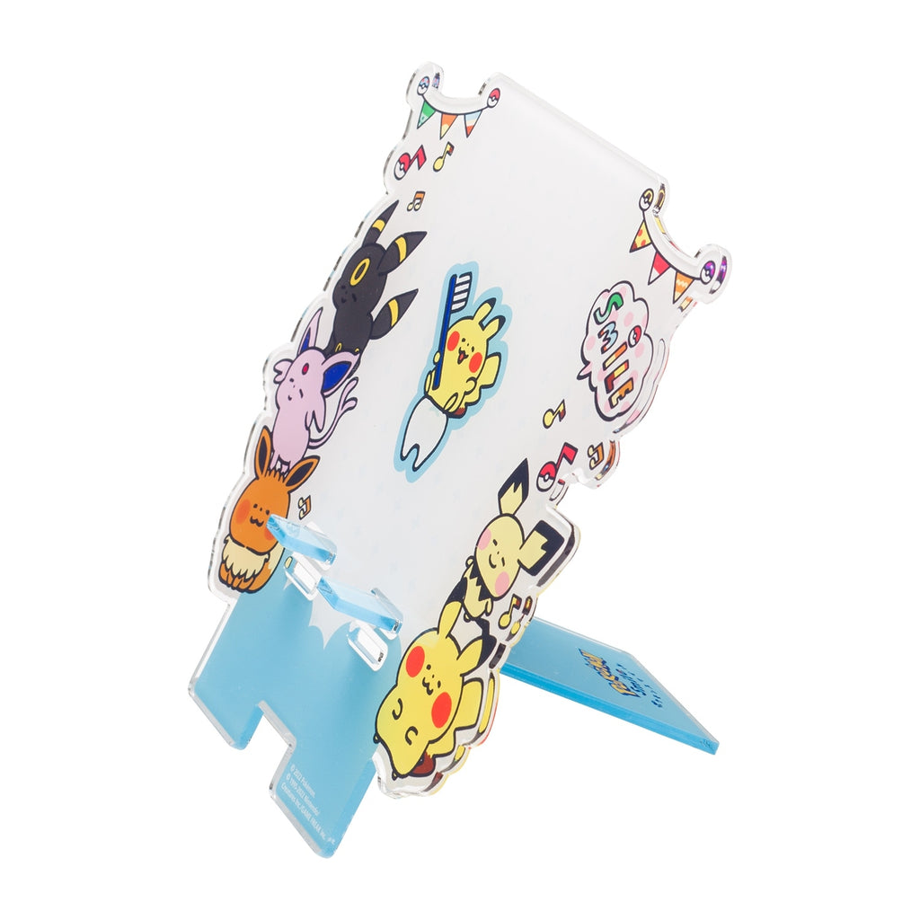Close-up of Pokémon Acrylic Stand with detailed Pokémon design from Japan
