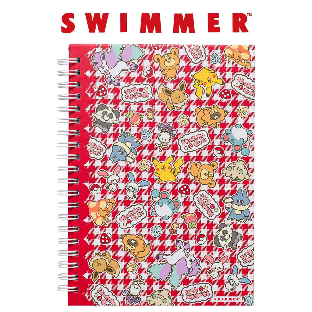 SWIMMER B6 Ring Note Henteko Cute from Japan, featuring cute Pokemon characters