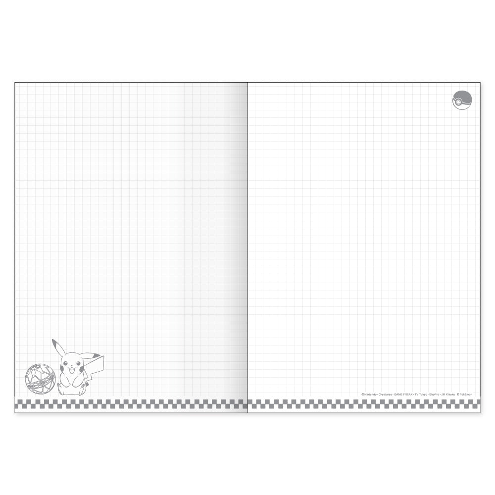 Collectible Pokemon notebook with A5 size and Japanese pattern, officially licensed from Japan