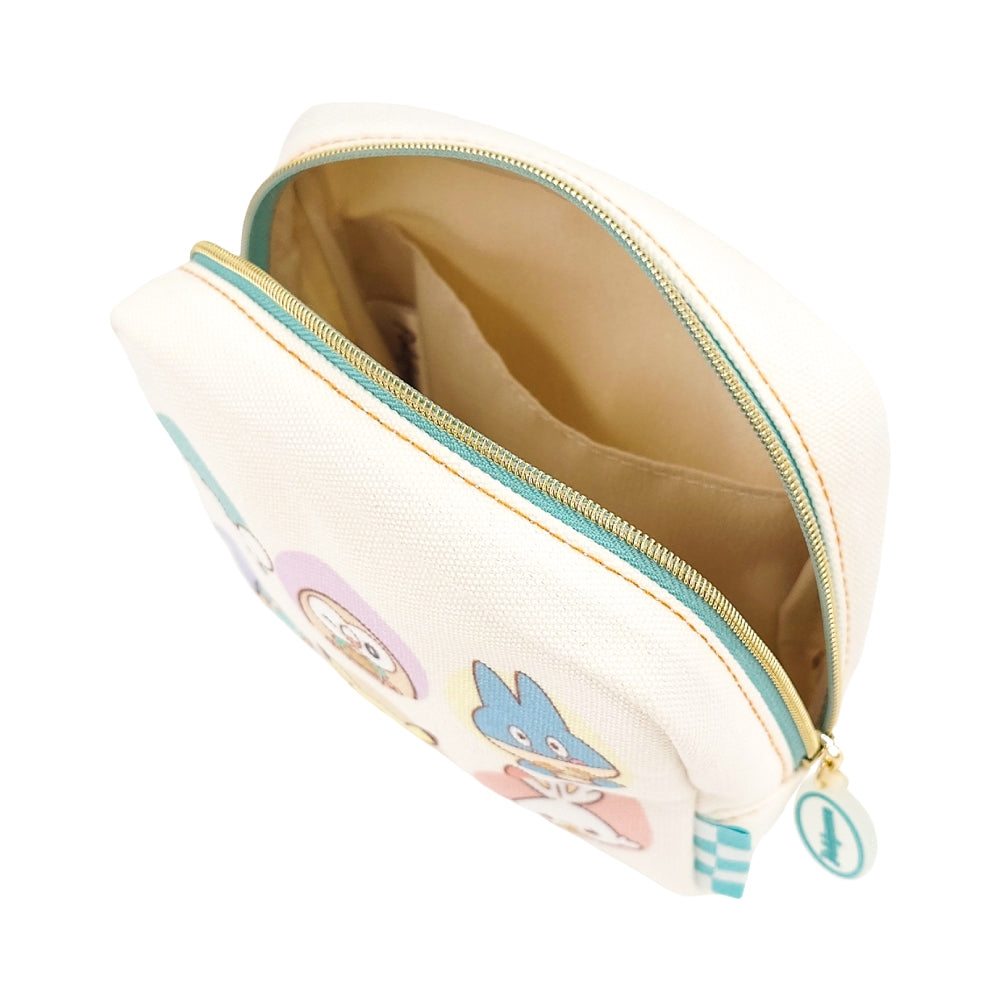Square pouch diner gathering pocket piece