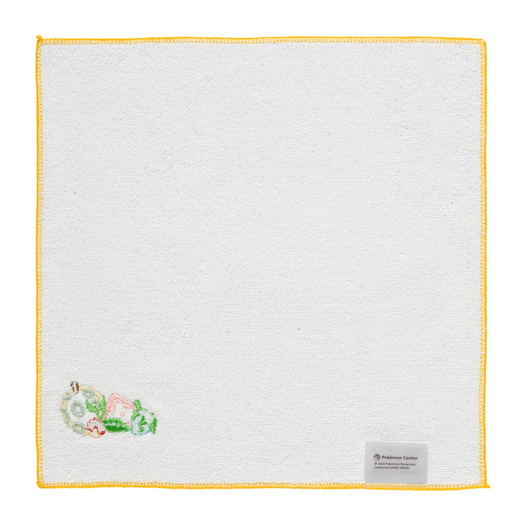 Authentic Japanese Pokemon hand towel with Snorlax and Eevee design, made in Japan