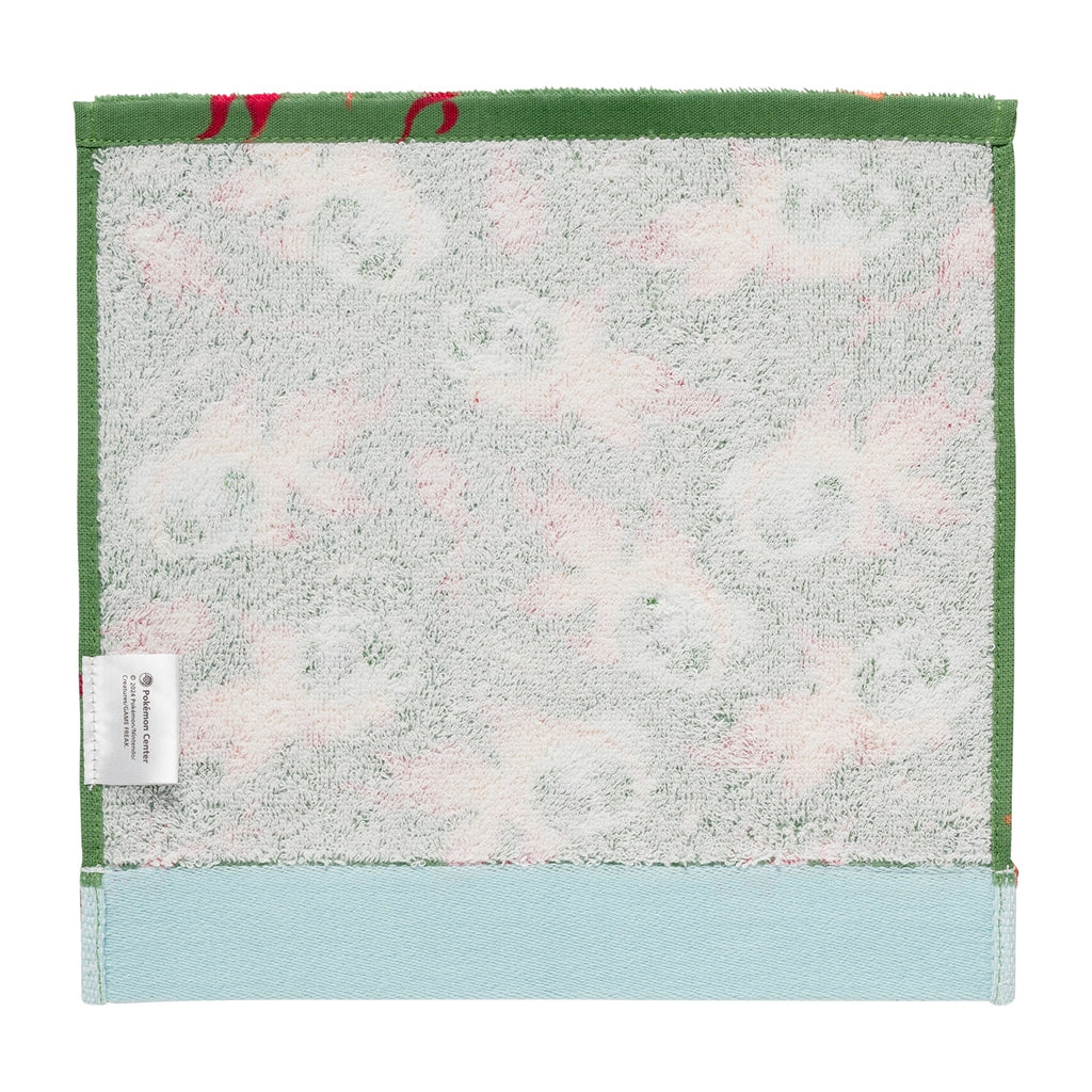 Authentic Pokemon Center Online E-Yui hand towel with colorful graphics, made in Japan