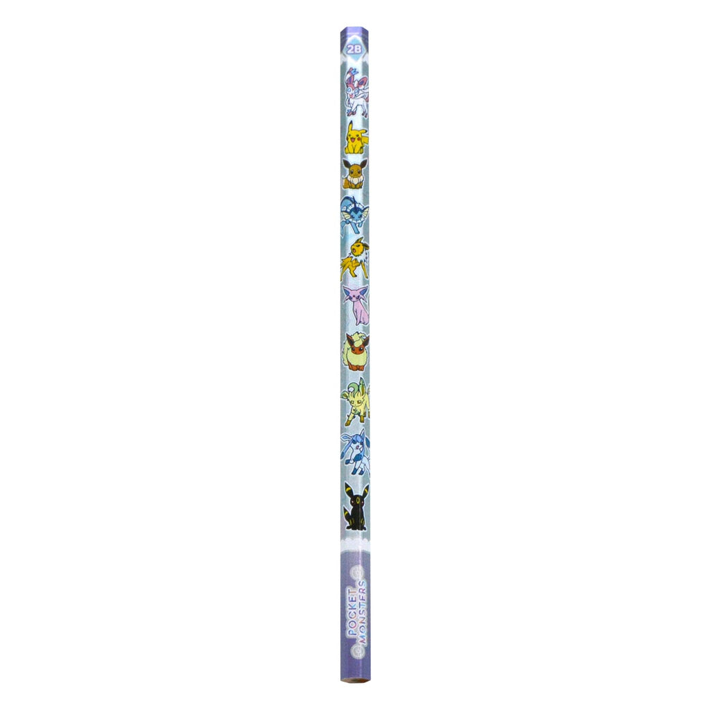 Close-up of Kakikata Pencil 2B Silver Scroll Pastel Flake with pastel flake design from Japan