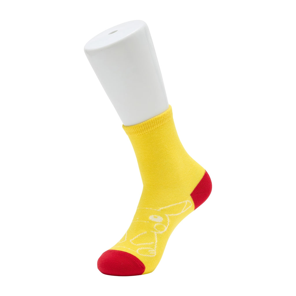 [Choose] Crew socks NeonColor Pikachu 19-21