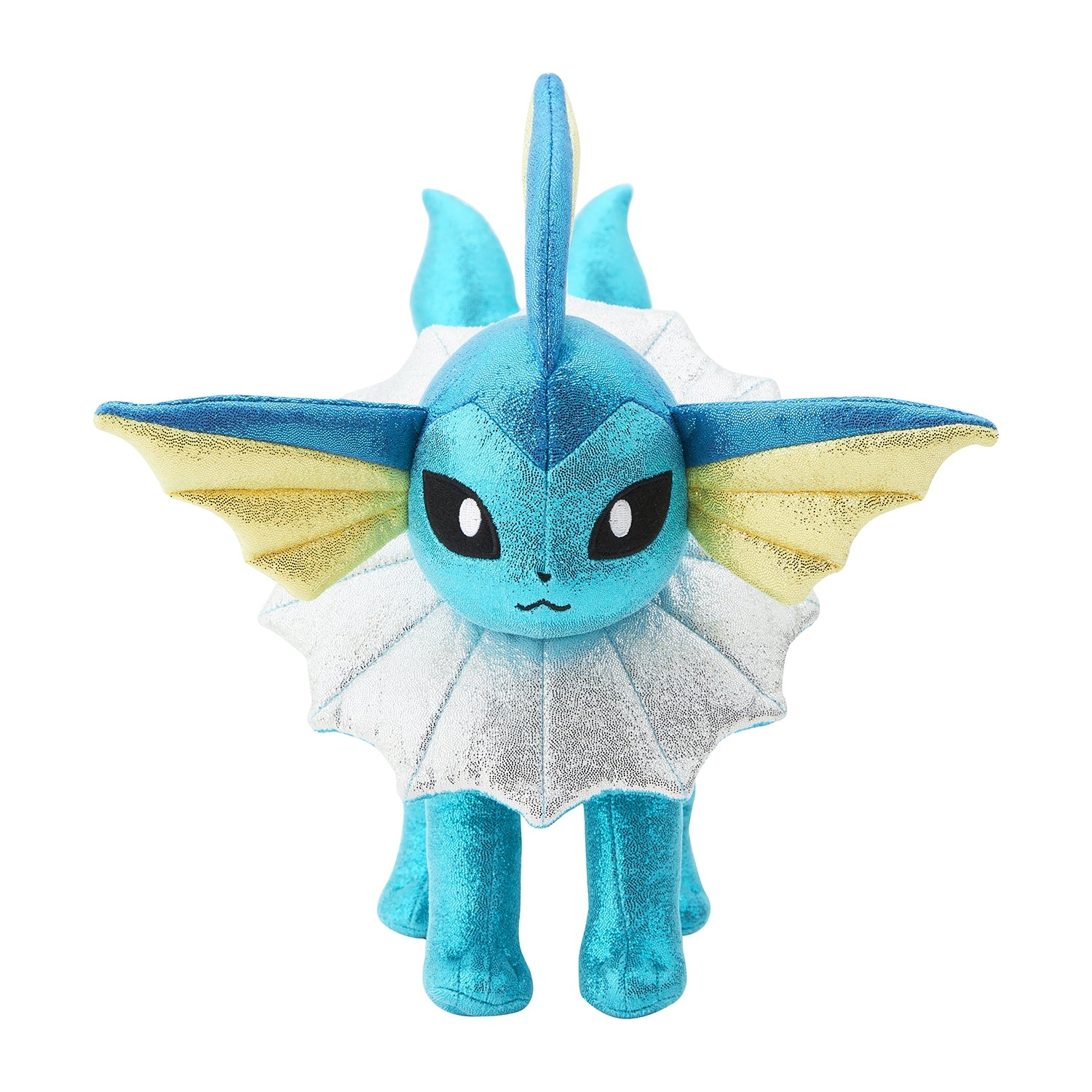 Pokémon Center Japan Kirarin Glitter Plush — Vaporeon (#134)