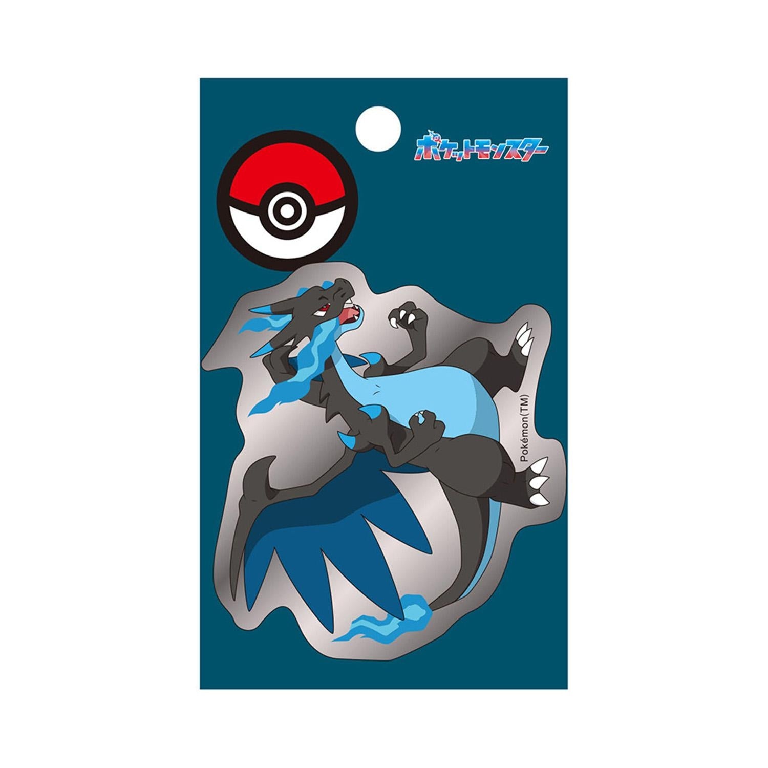 Silver sticker Mega Charizard X