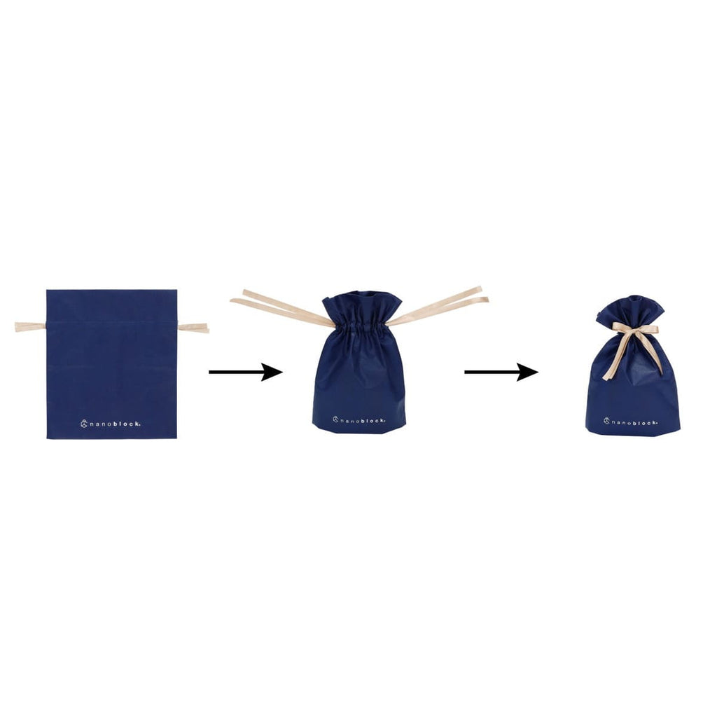 Gift bag for nanoblocks L (navy)