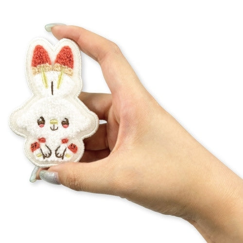 Authentic Japanese Scorbunny pin with Generation 8 Galar region design