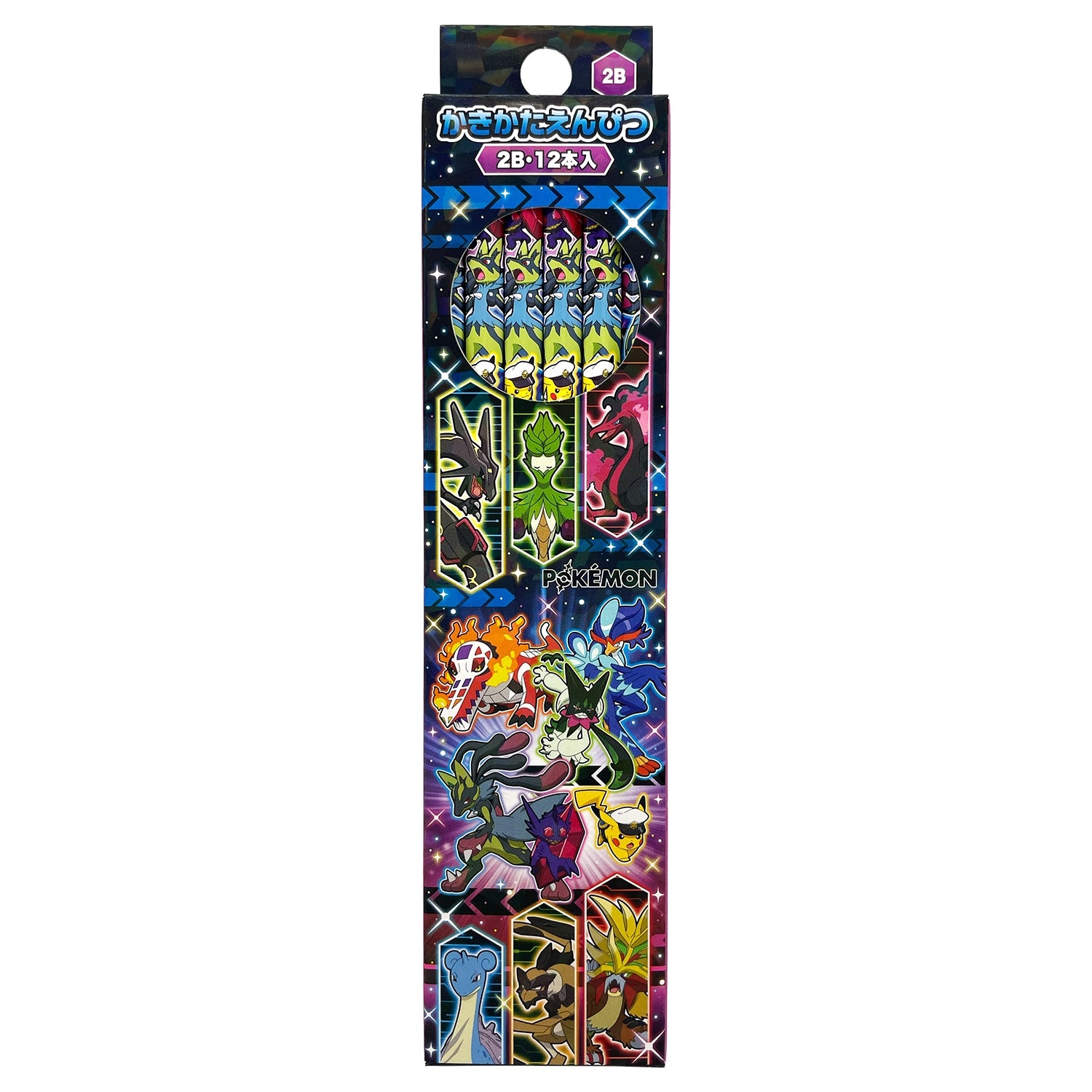 Kakikata Pencil 2B from Japan, featuring Pokemon character details