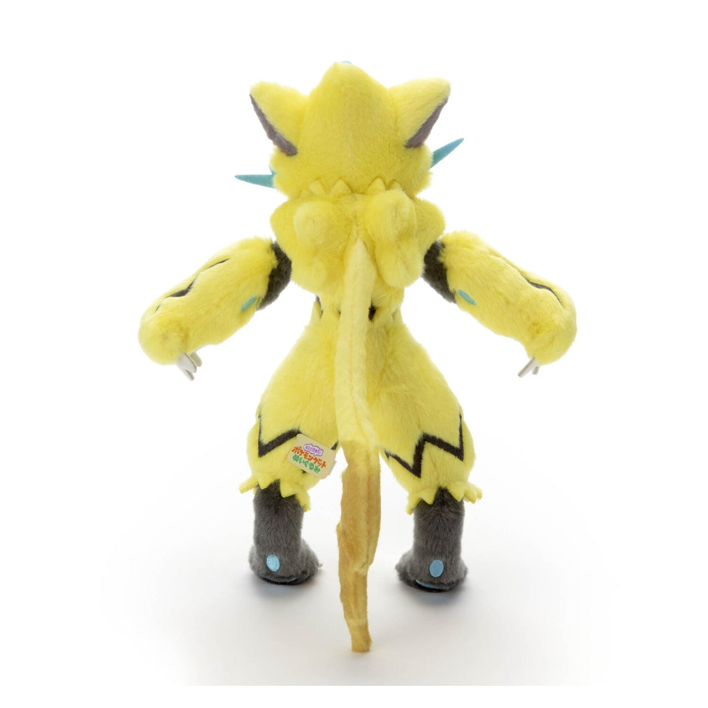 Pokemon Get Plush Toy Zeraora, vibrant colors and soft texture, made in Japan