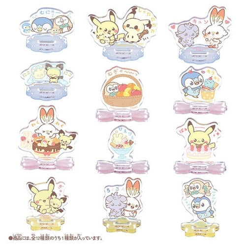 Authentic Pokemon Mini Acrylic Stand with iconic characters from Japan