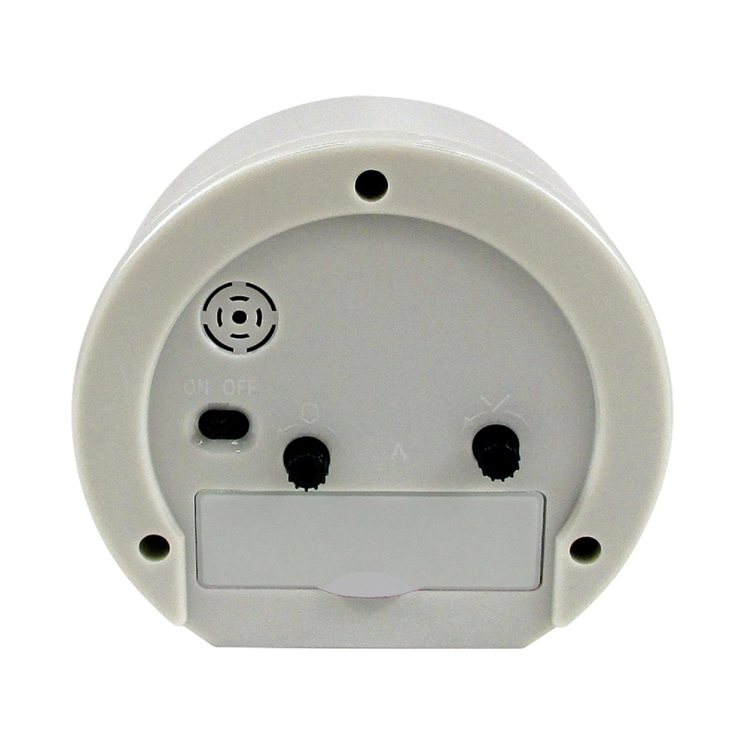 Round alarm clock colors/gray