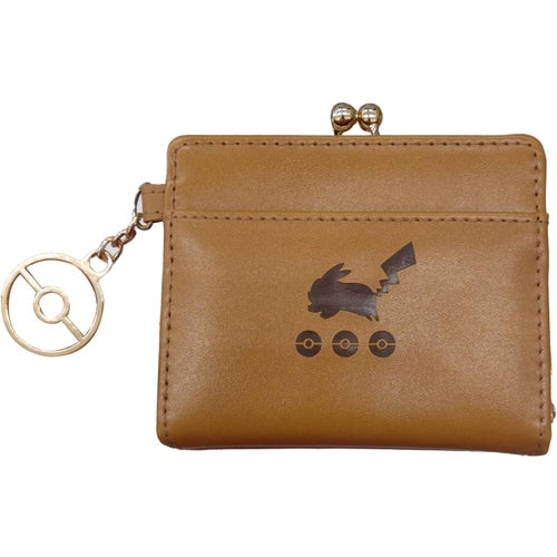 Clasp mini wallet embossed Pikachu PM-4058