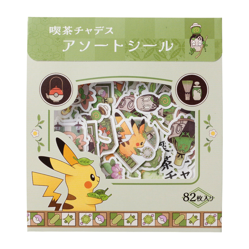 Poltchageist Pokemon Stickers from Japan, featuring a green ghost-type Pokemon