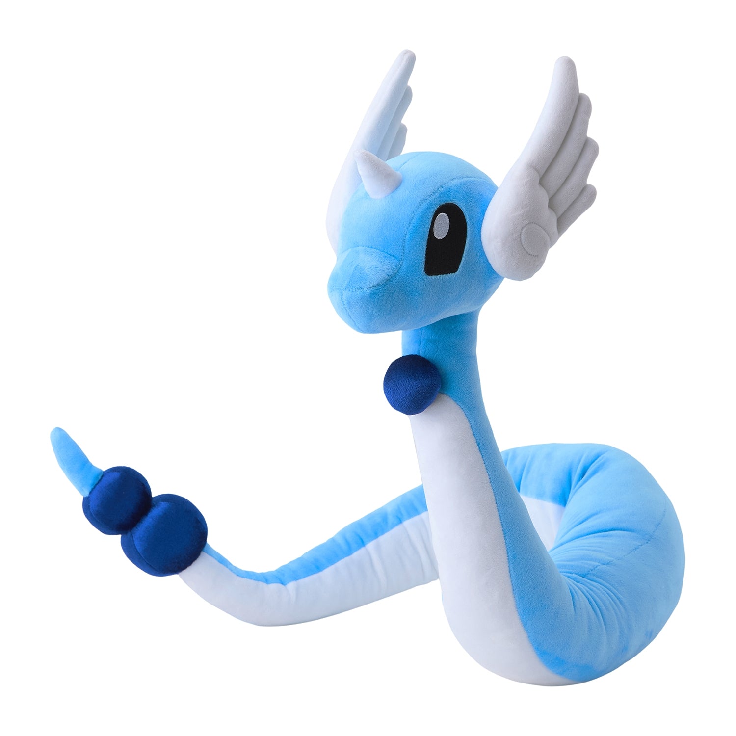 Pokemon Hakuryu Plushie from Japan, long stuffed animal with detailed design