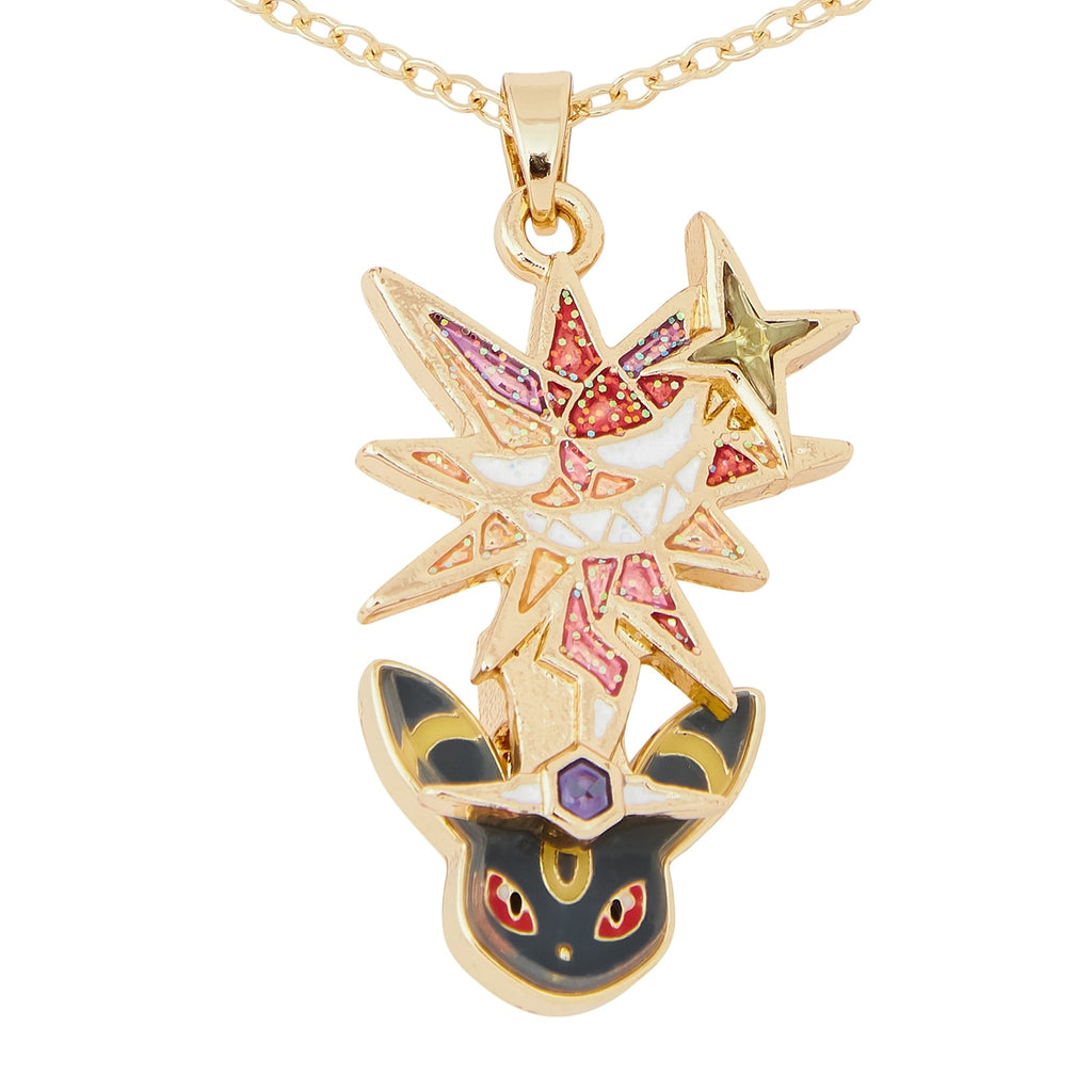 Authentic Pokémon necklace with Aku Terrace Star Blackie design from Japan