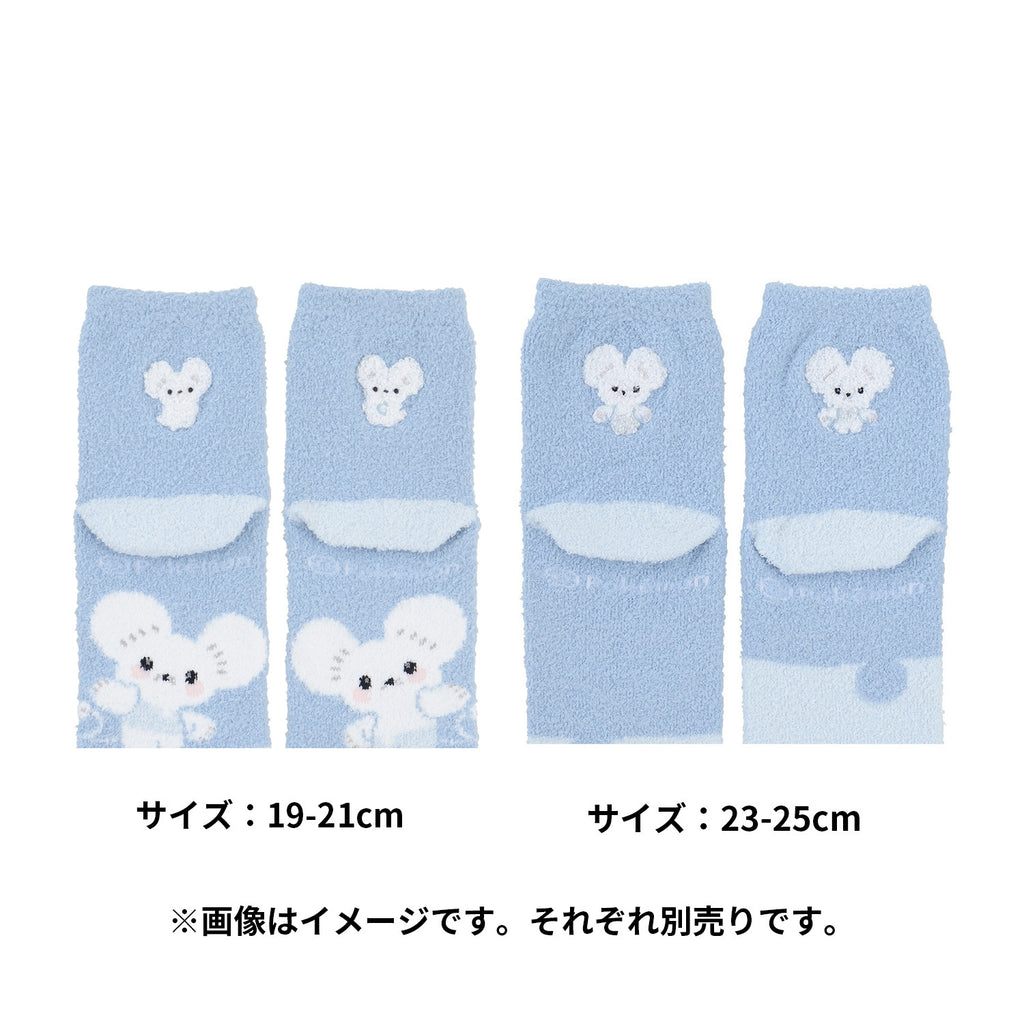 Fluffy middle socks WAKKA de IKKA (19-21cm)