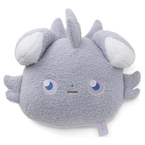 Pokepiece plush toy face cushion from Japan with cute expression