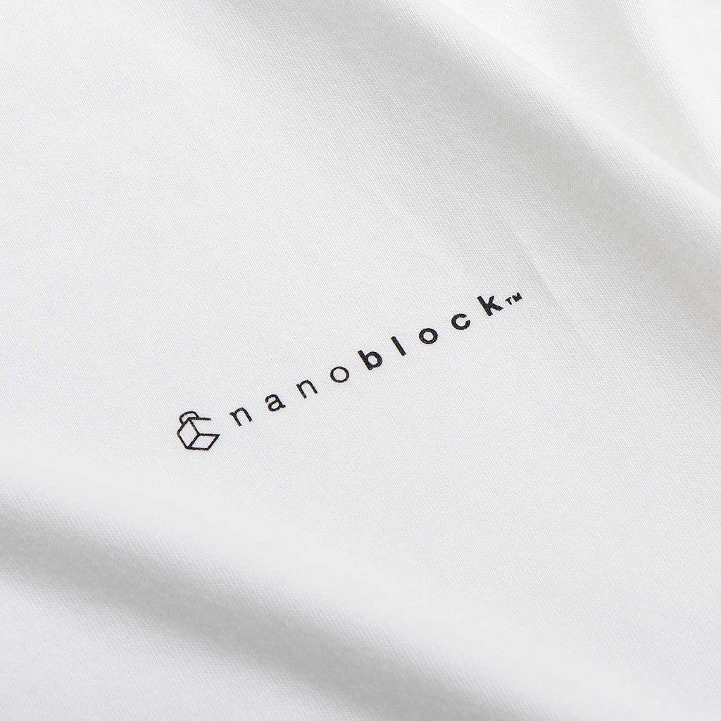 Nanoblock Big Silhouette T-shirt XL (White)