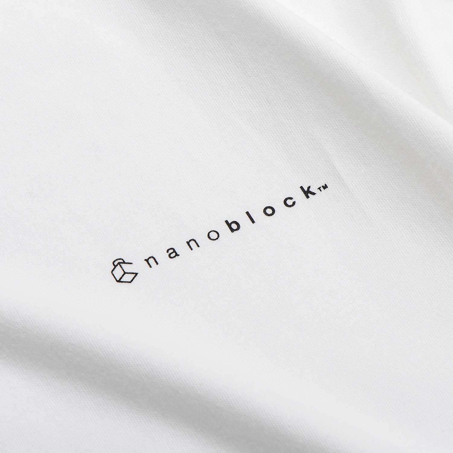 Nanoblock Big Silhouette T-shirt XL (White)