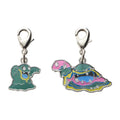 National Encyclopedia Metal Charm A088/A089 with unique design from Japan
