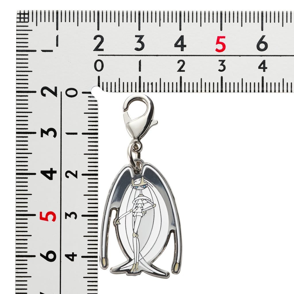 Pokemon Metal Charm 795, detailed collectible item from official Pokemon Center Japan